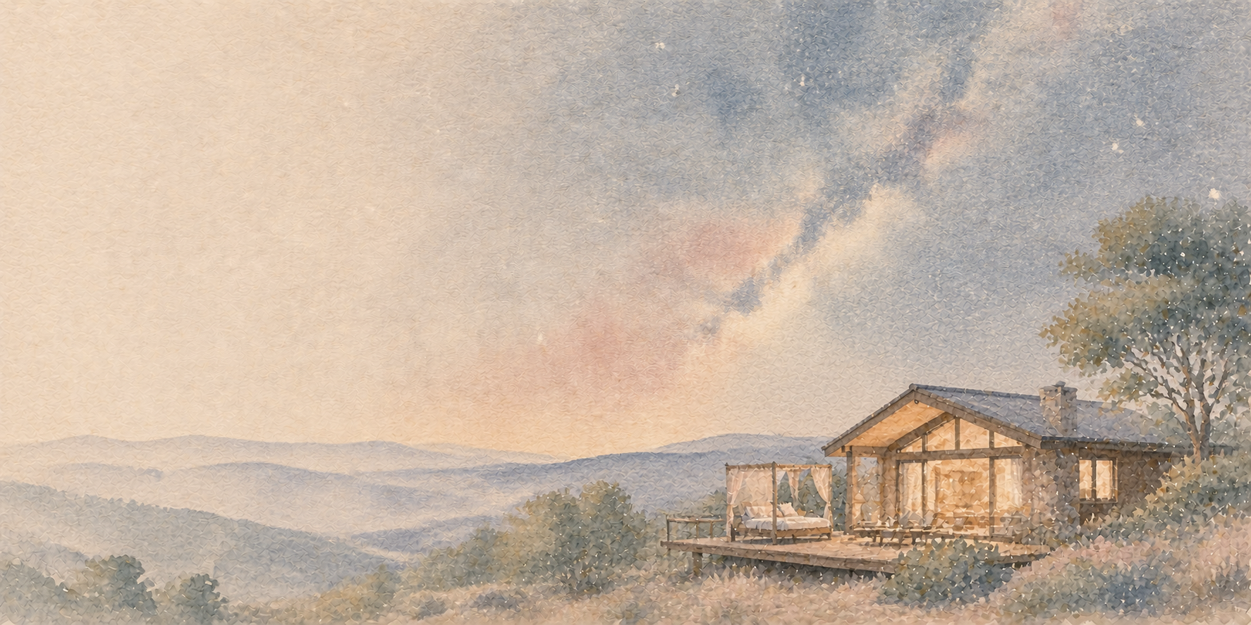 Lodge sous la voie lactée, nuit étoilée en Tanzanie