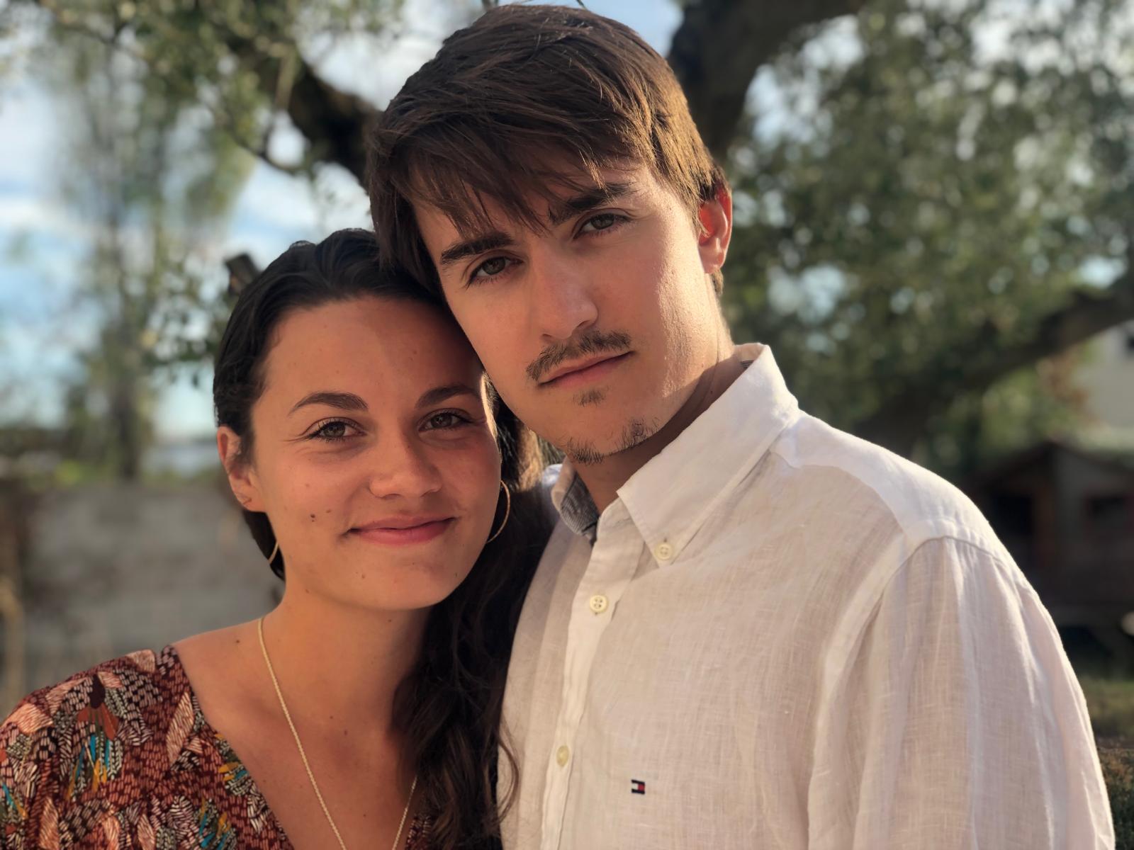 Photo surprise de Lauren et Clément
